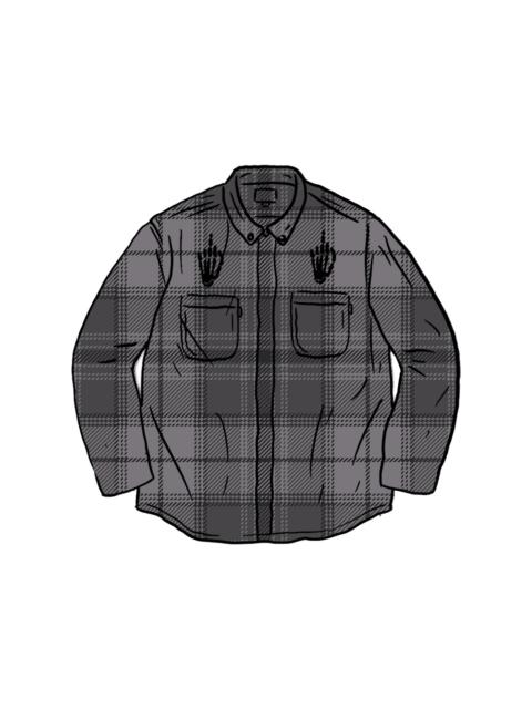 Supreme HYSTERIC GLAMOUR Plaid Flannel Shirt Black