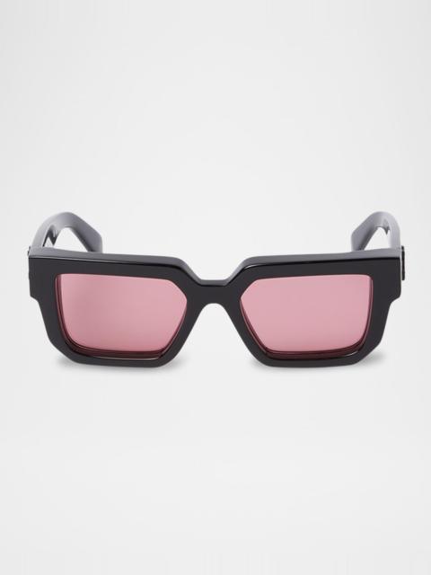 Off-White Silverstone Arrow Square Sunglasses