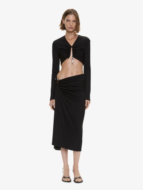 CHRISTOPHER ESBER Droplet Crystal Pendant Long Sleeve Top