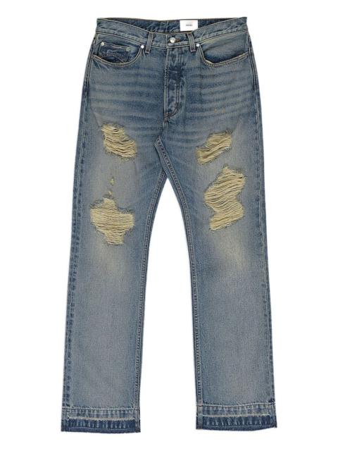 Rhude distressed beach bum denim jeans