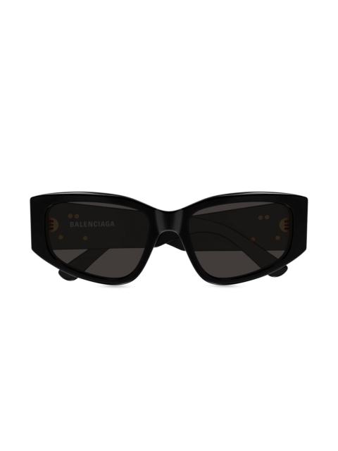 BALENCIAGA Women's Nano 56MM Geometric Sunglasses - Black