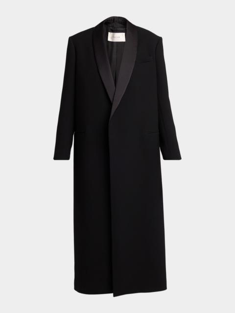 The Row Erdene Single-Breasted Wool Long Coat