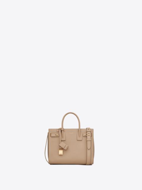 SAINT LAURENT sac de jour supple nano in grained leather