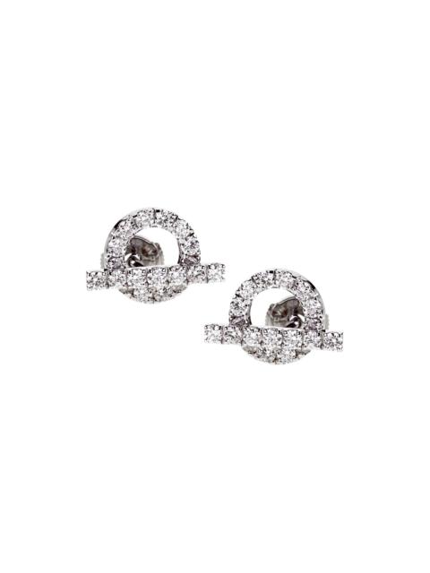 Hermès Hermès 18K 1.14 ct. tw. Diamond Earrings (Authentic Pre-Loved)