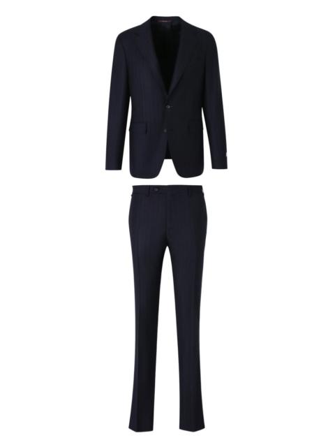 Canali pinstripe single-breasted suit