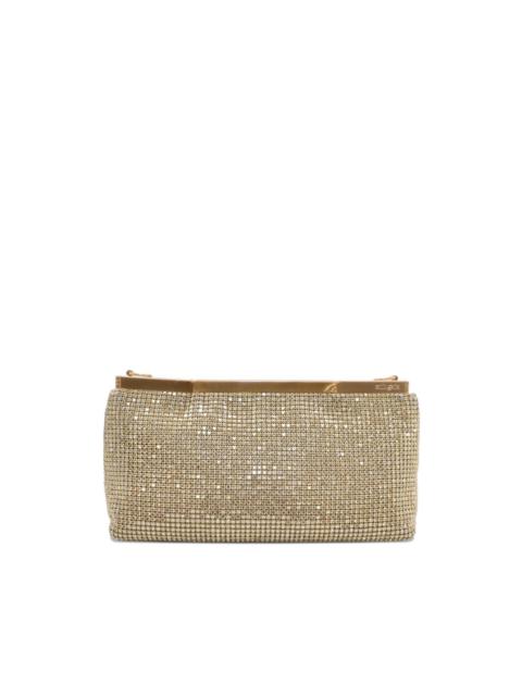 Cult Gaia Felice metallic clutch bag