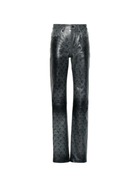 Moonogram straight-leg trousers