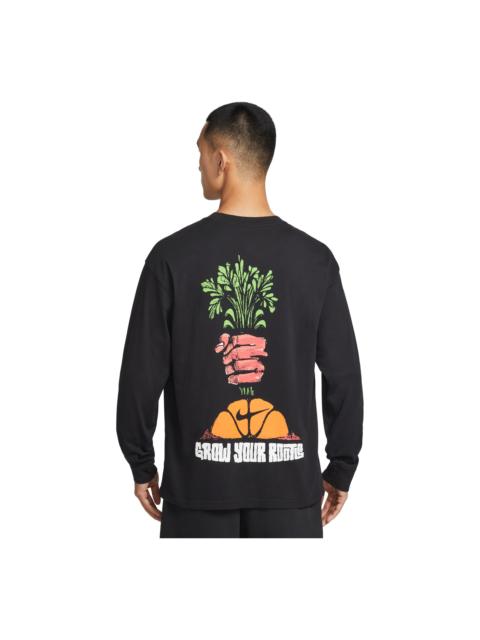 Nike Nike Essential Long-Sleeve T-Shirt 'Grow Your Roots - Black' IH4134-010