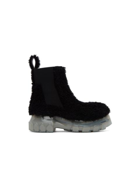 Rick Owens Black Beatle Bozo Tractor Boots