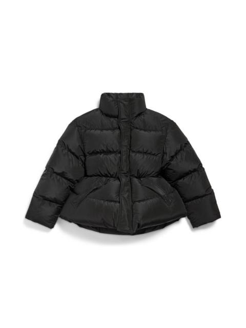 BALENCIAGA Women's Hourglass Puffer in Black