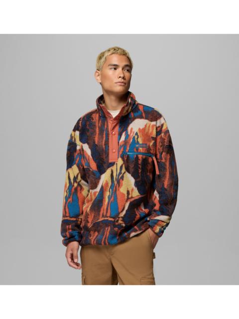 Columbia Men's Helvetia II Printed Half Snap Printed Fleece Pullover