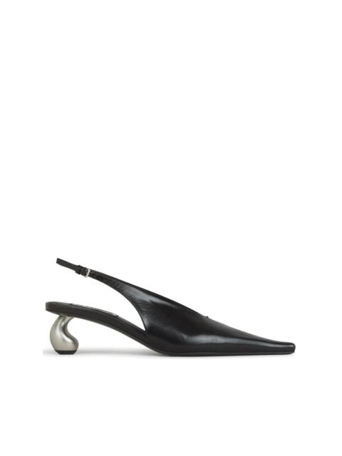 Jil Sander 55mm slingback pumps