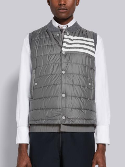 Thom Browne Nylon And Cashmere Reversible Tech Vest