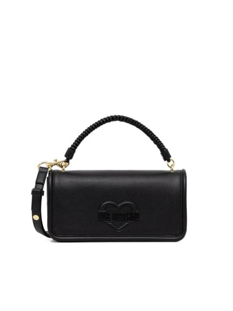 Moschino braided-handle tote bag