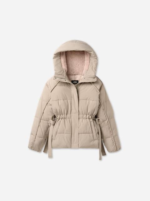 UGG ® Women's Renly ®braid Puffer Jacket in Oyster