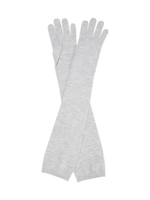 Lurex® cashmere gloves