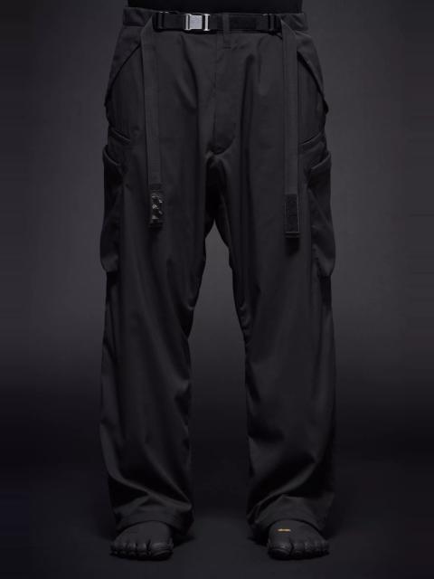 P55-M Nylon Stretch Cargo Trouser Black