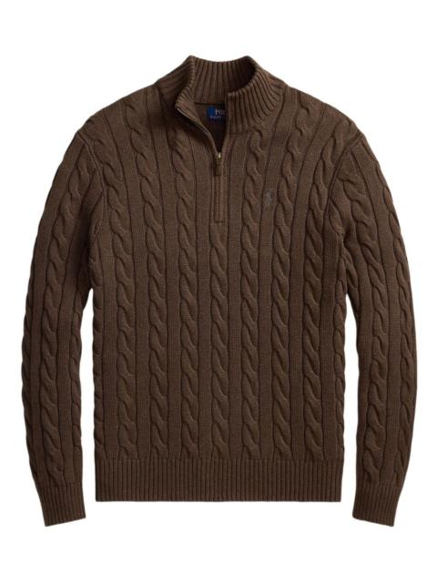 Polo Ralph Lauren cable-knit half-zip sweater