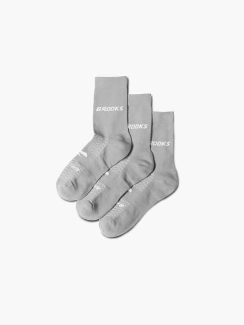 BROOKS Run-In Crew 3-Pack