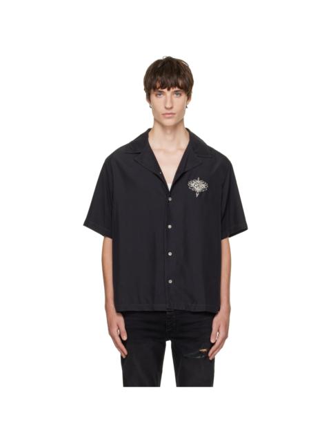 AMIRI Black 'AMIRI' Lasso Oversized Camp Shirt