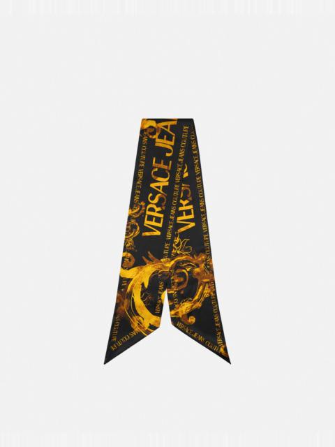 VERSACE JEANS COUTURE Watercolor Couture Scarf Tie