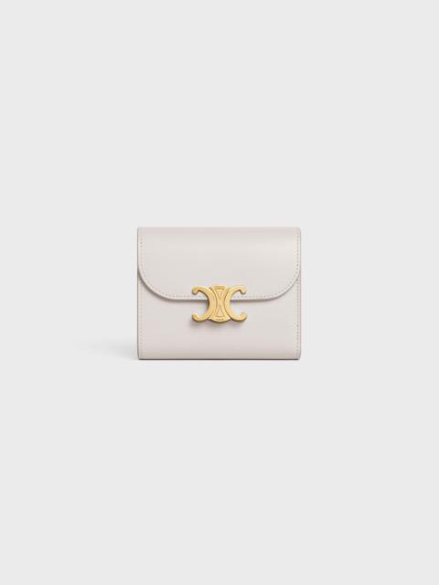 CELINE Small Wallet TRIOMPHE in Shiny calfskin