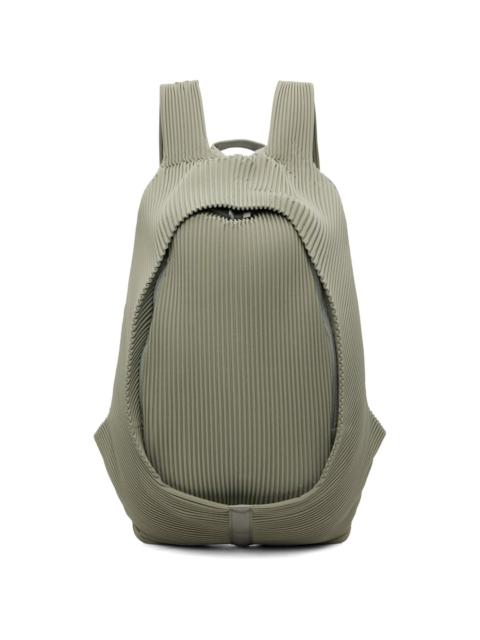 ISSEY MIYAKE Green Pleats Backpack