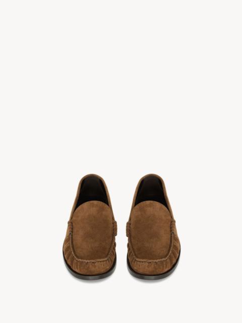 SAINT LAURENT LAURENT LOAFERS IN SUEDE