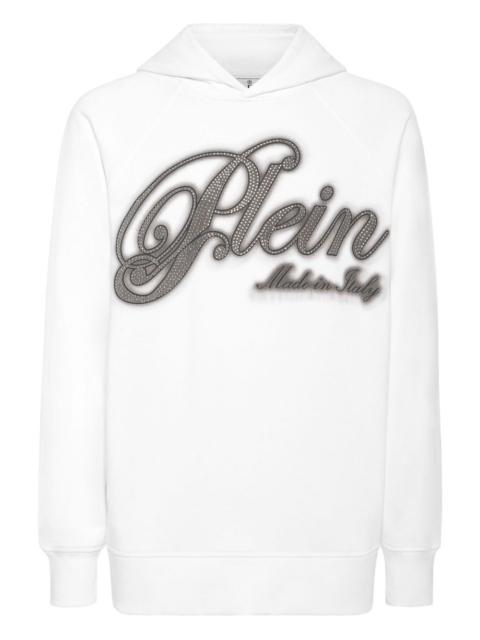 PHILIPP PLEIN rhinestone-embellished hoodie