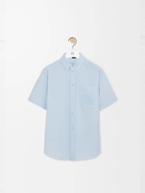 Loewe Short sleeve shirt in cotton blend