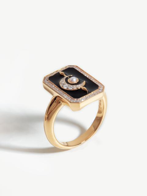 MISSOMA Harris Reed Solid Gold Lunar Ring