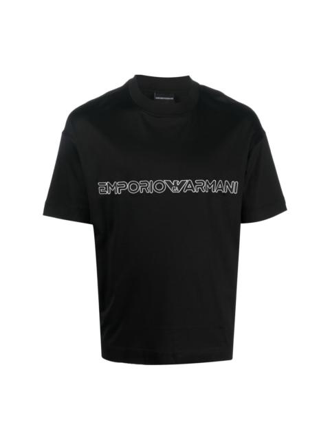 EMPORIO ARMANI lyocell-cotton T-shirt