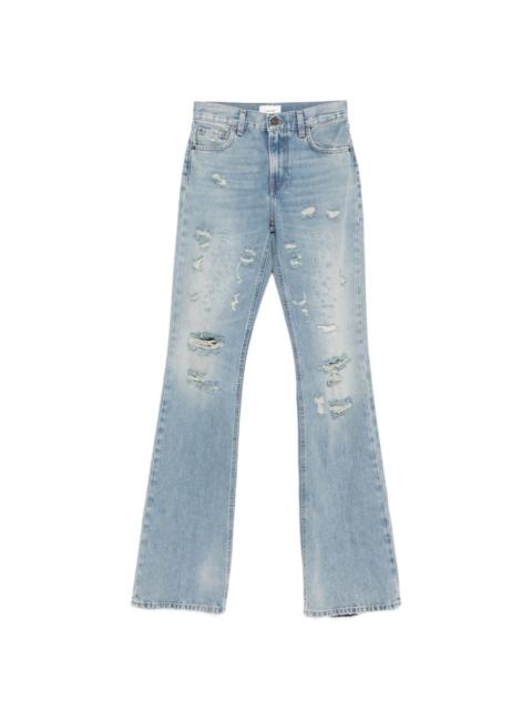 HAIKURE Flora Broken Celestial ripped jeans