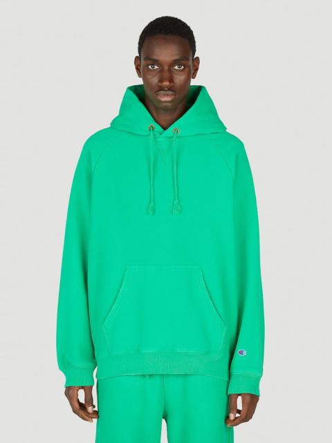 Champion Logo Embroidered Hooded Sweatshirt