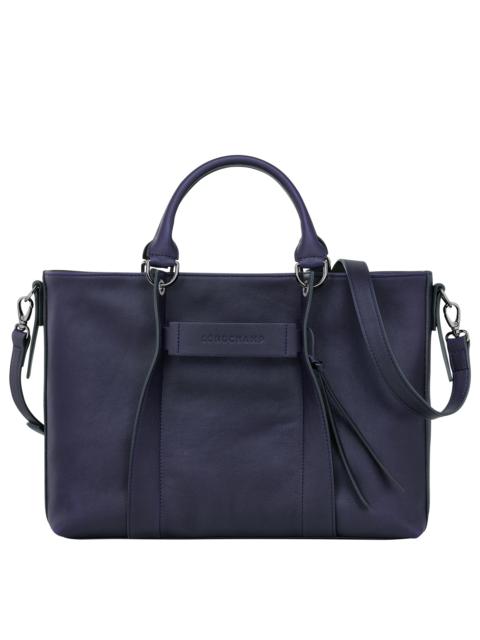 Longchamp Longchamp 3D L Handbag Bilberry - Leather