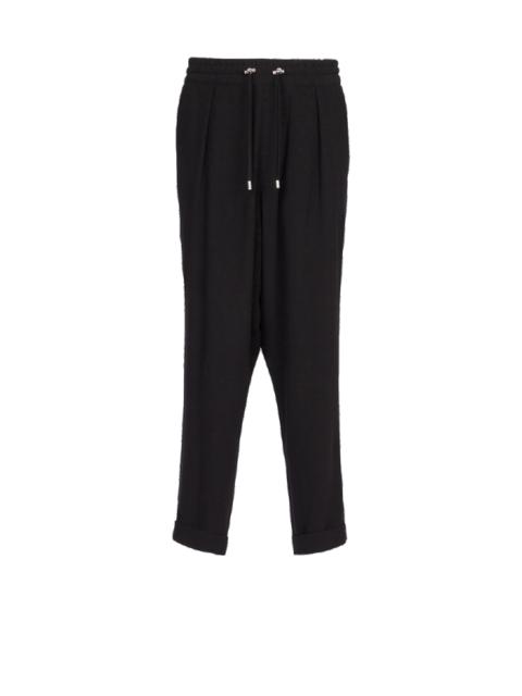 Balmain Wide eco-designed crepe pants