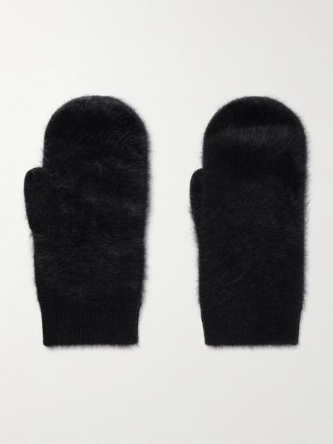LISA YANG Brushed-cashmere Mittens