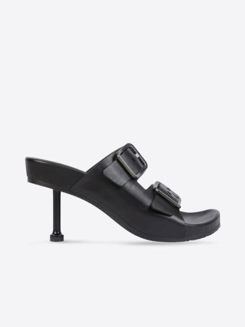 Women's Mallorca 80mm Sandal in Black/white
