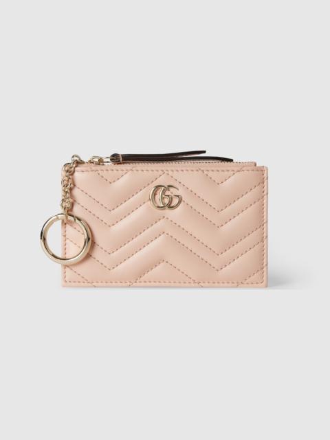 GUCCI GG Marmont zip key case