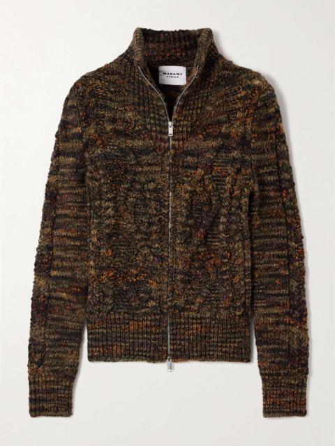 Reanna cable-knit cardigan