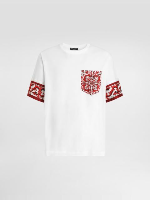 Dolce & Gabbana Majolica-print t-shirt in cotton