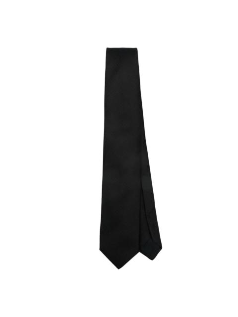 LARDINI patterned-jacquard tie