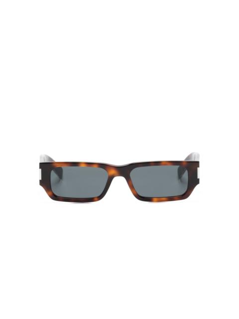 SL660 rectangle-frame sunglasses