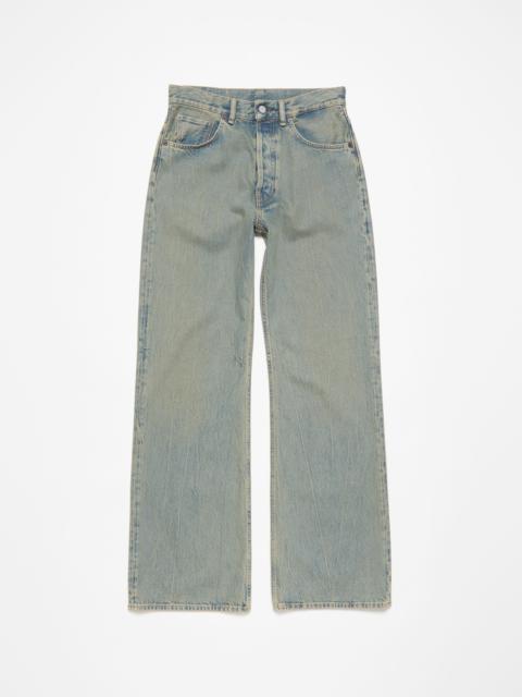 Loose fit jeans - 2021M - Blue/beige