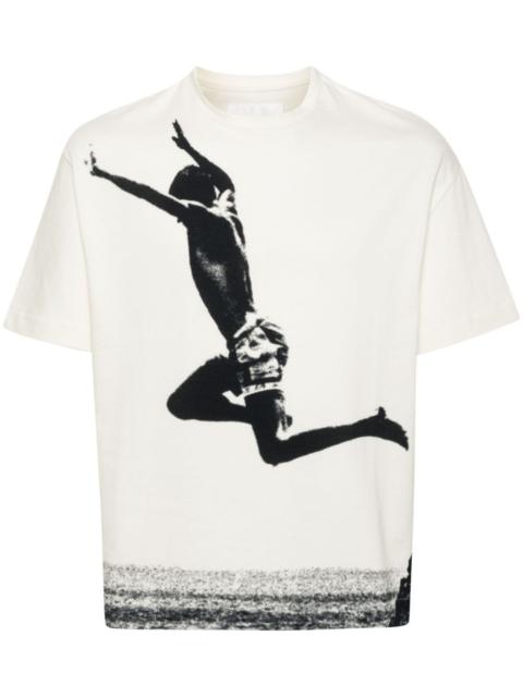 Jil Sander 인쇄된 티셔츠