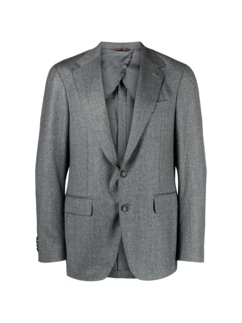 single-breasted blazer