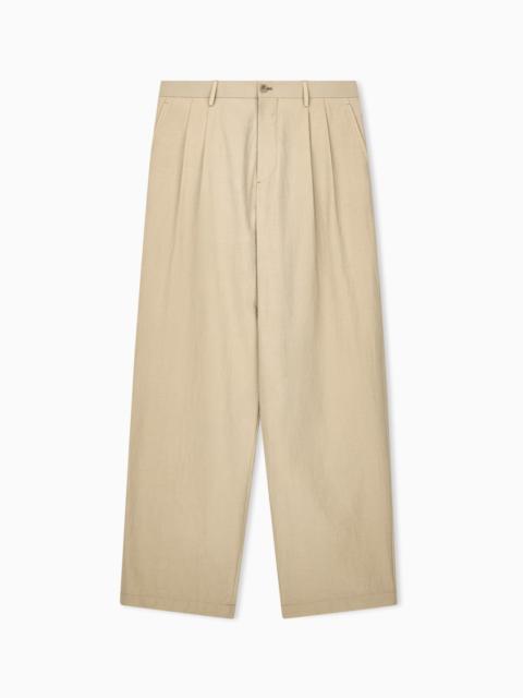 GIORGIO ARMANI ARMANI/ARCHIVIO DOUBLE-PLEAT TROUSERS