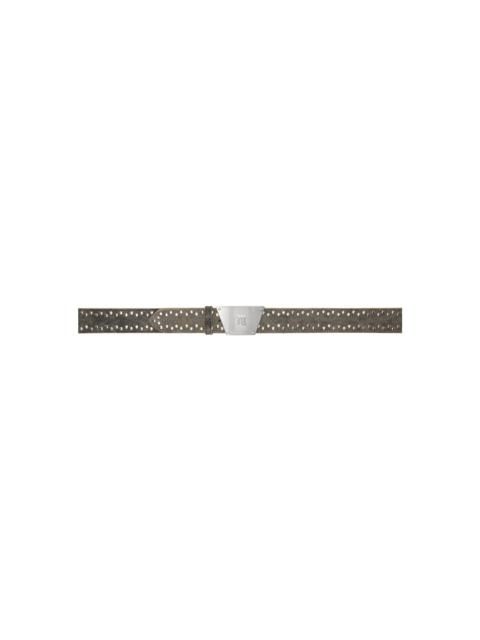 MISBHV Taupe 'The 2000 Buckle' Belt