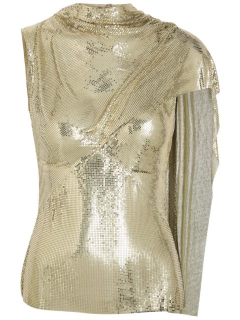 rabanne Rabanne Draped Chainmail top