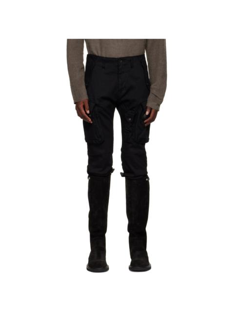 Julius Black Gas Mask Cargo Pants